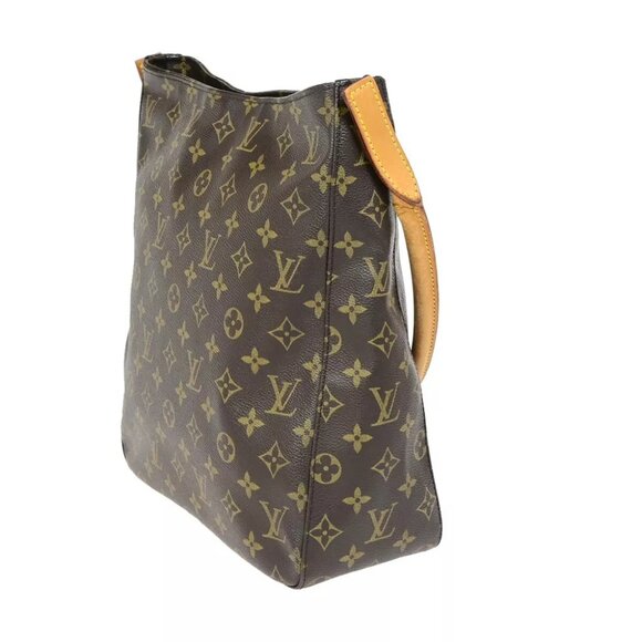 LOUIS VUITTON Looping GM Shoulder Bag Monogram Leather Brown USA M51145 37FA734 - Picture 6 of 16